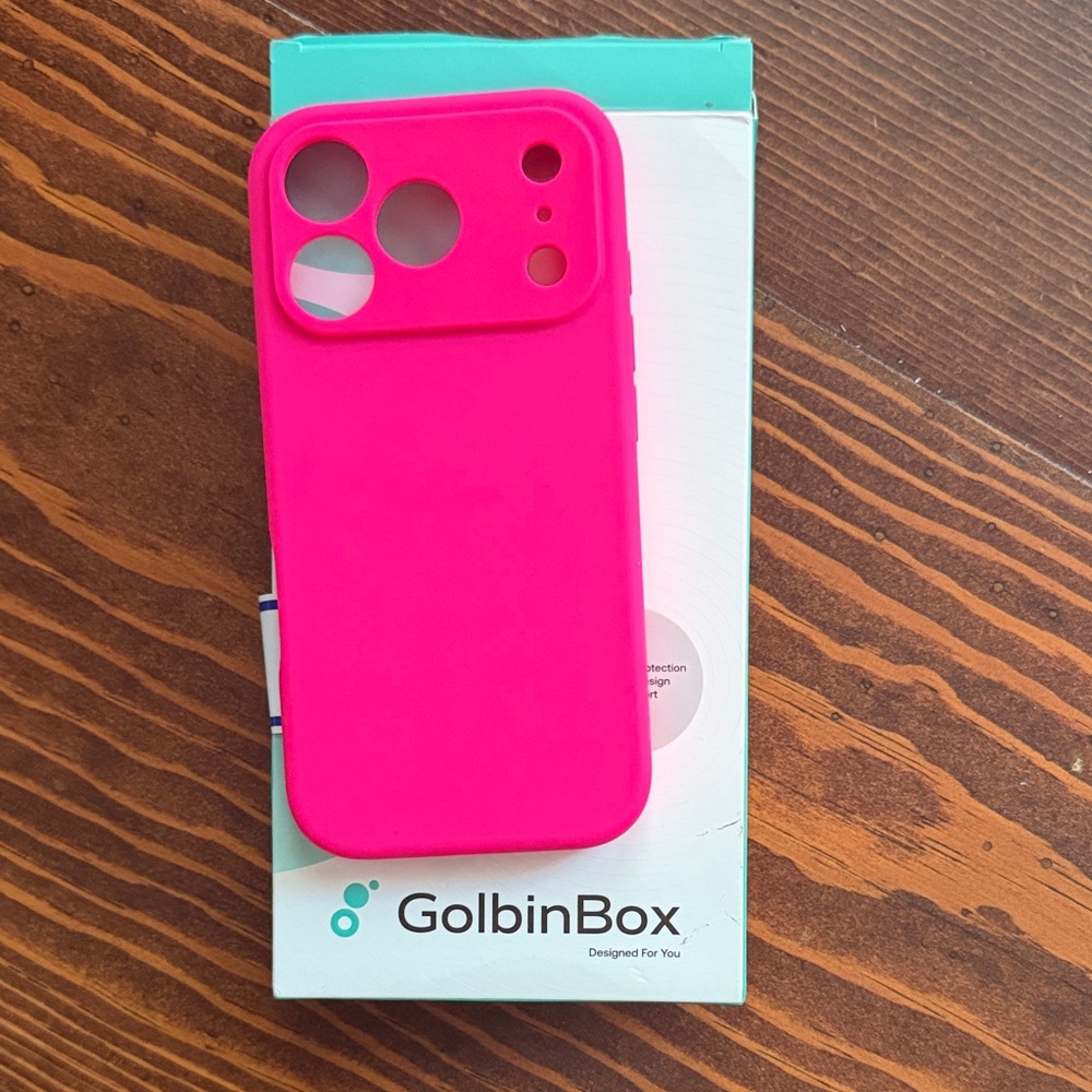 Hot Pink Silicone Phone Case iPhone 17 Pro